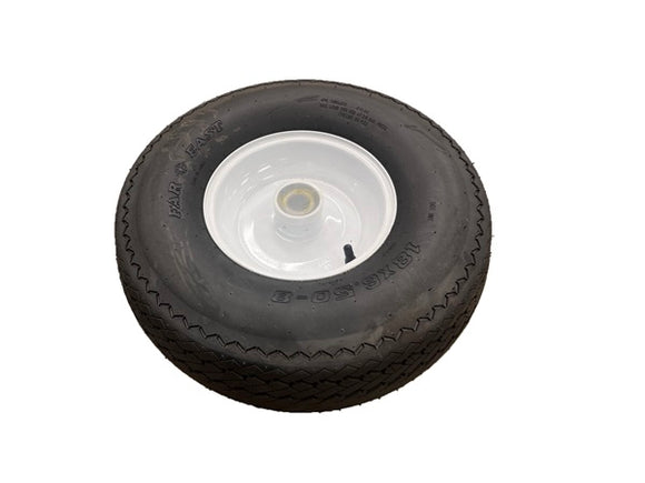 (40004) TIRE (18X6.5-8) WHITE HUB