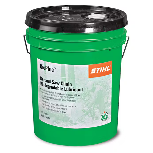 Stihl | BioPlus™ Bar and Chain Oil | 5 Gallon Pail (0781 516 5014)