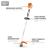 Stihl | FSA 120 R Battery Trimmer | w/AP 300 S Battery & AL 301 Charger (FSA120R-AP300S-AL301-COMBO)