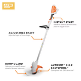 Stihl | FSA 57 Battery Trimmer | w/o battery & charger (4522 011 5761 US)