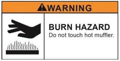 (39260) DECAL, BURN HAZARD WARNING-P (786635)