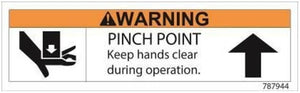 (787944) DECAL, PINCH POINT-LS