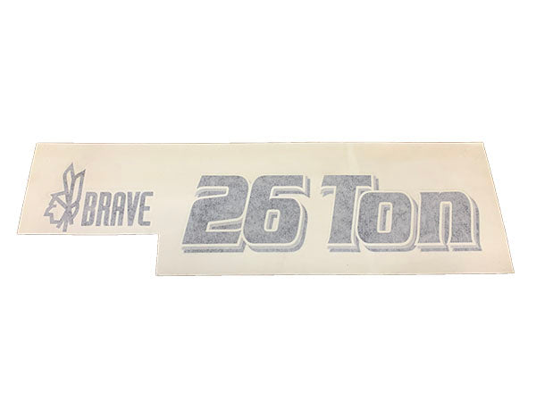 (BR002624) DECAL - 26 TON BRAVE DECAL – Foards